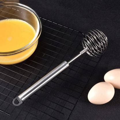 HM EVOTEK Egg Whisk Hand Mixer Eggbeater Whisking Stirring Frother Restaurant Kitchen K2 Stainless Steel Balloon Whisk
