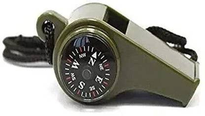 CAMPSOR Whistle Compass 3 in 1 Camping Hiking Emergency Survival Gear Whistle TK-4564 Squeeze Whistle
