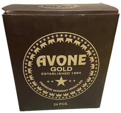 Cox 50 Avone Gold Whistle Available in Pack of 24pc Pea Whistle