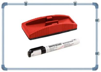 A2DR Non Magnetic 2x2 P1 Feet Double Sided Whiteboard & Chalk Board Whiteboards