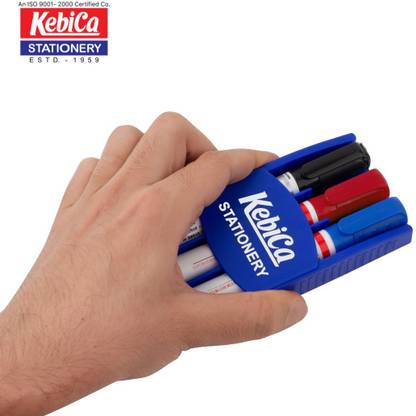 केबिका मैग्नेटिक मिटाने के लिए ट्रायो डस्टर डस्टर व्हाइट बोर्ड्स डस्टर(1 का सेट) प्लास्टिक व्हाइट बोर्ड मार्कर या चॉक बोर्ड राइटिंग की ईज़ी क्लीनिंग के लिए व्हाइटबोर्ड इरेज़र डस्टर