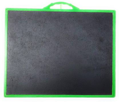 PANKRUH PRODUCTS Regular Black Double Side Slate Board for Kids Learning (Slate Board with Slate Chalk) Blackboards