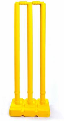 Leosportz Cricket Stumps Set - 3 Stumps + 2 Bails + 1 Stand