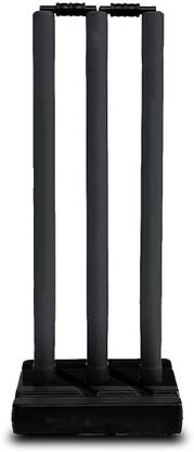 Quickfit 32 Inch Plastic Stump Set, Plastic Wickets, Cricket Stump (Black)