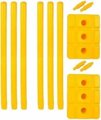 MINESFIT Plastic Cricket Wicket Set Unbreakable Stumps