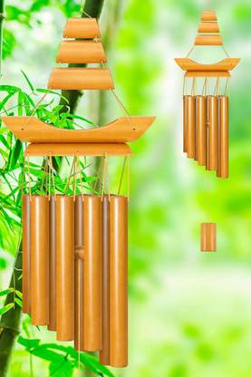 PARADIGM pictures 8 pipe bamboo wind chime Bamboo Windchime