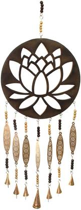 Crafties Art Set of 3 Hanging Harmony Bells Garden Rustic Relaxing Tranquil Wind Chimes Iron Windchime