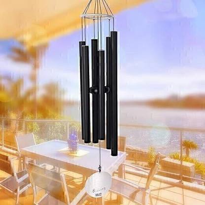 Nature's Melody Large Wind Chime for Outside Deep Tone with Low Bass, Sympathy Aluminium Windchime