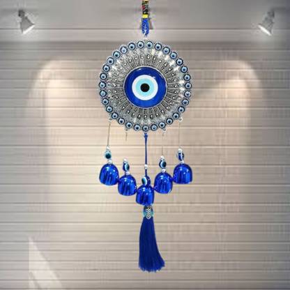 house of common 5 Bells Wind Chimes for Home Positive Energy Aluminium, Brass Windchime