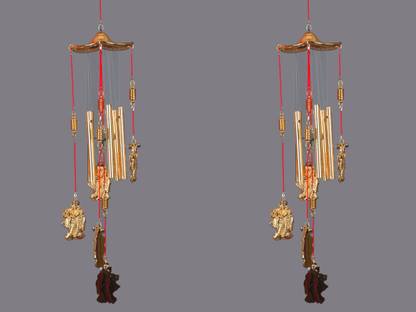 Lucky N Awesome Radha Krishna Wind Chimes Sound for Home Décor,Wall Hanging,Gift,Soundbells Aluminium Windchime