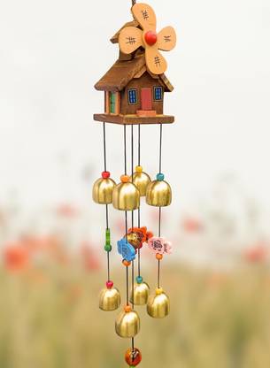 Mooz Fengshui Wind Chimes for Home, Postive Energy, Balcony, Hanging Decorative Items Copper Windchime