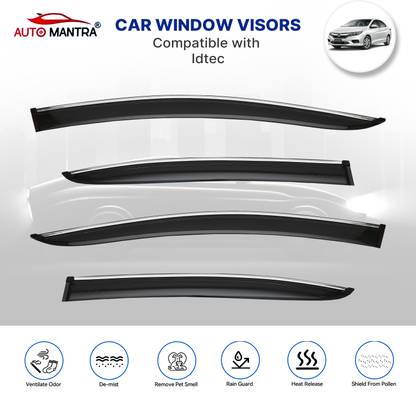 AUTOMANTRA For Non-convertibles Rear Wind Deflector