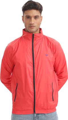 UNSULLY Solid Men Wind Cheater