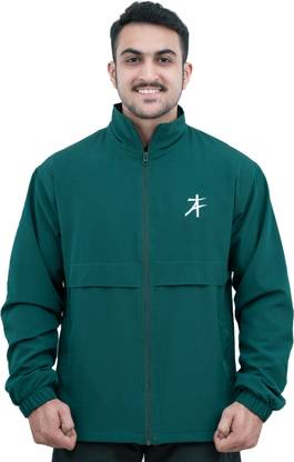 Athflex Men's Regular Fit Full Sleeve Lightweight Windcheater Jacket Solid Men Wind Cheater