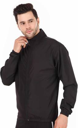 JUST JUNKIES Polyester Lightweight Stylish Zipper Jacket for Bikers Riding, Cycling. Solid Men Wind Cheater