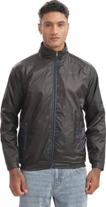 UNSULLY Solid Men Wind Cheater