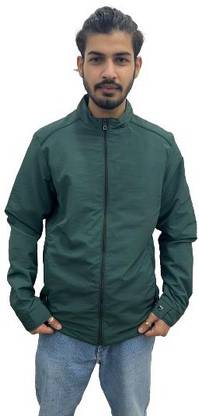 LOMOOFY Men's Solid Regular Windcheater Jacket Solid Men Wind Cheater