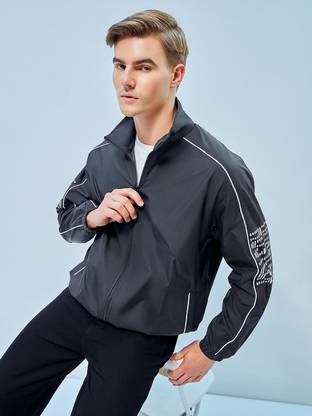 BEWAKOOF Printed Men Wind Cheater