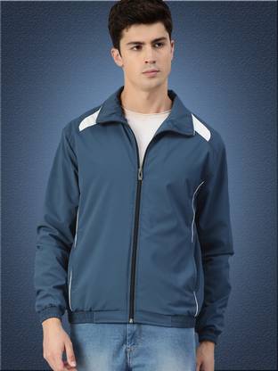 UNSULLY Solid Men Wind Cheater