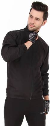 PEENAKIN Black WINDCHEATER Solid Men Wind Cheater