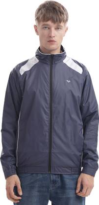 UNSULLY Solid Men Wind Cheater