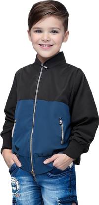 HRK HRK Kids Windcheaters Solid Polyester Blend Jackets for Boys and Girls | Colorblock Boys Wind Cheater