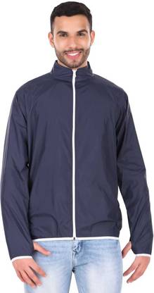 JUST JUNKIES Polyester Lightweight Stylish Zipper Jacket for Bikers Riding, Cycling. Solid Men Wind Cheater