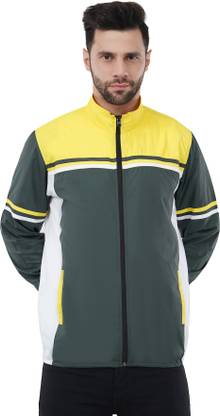 PAANAKIN Windcheater For Men Lightweight Windcheater Jacket for Winter | Tri Color Jacket Colorblock Men Wind Cheater