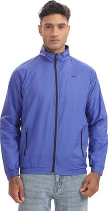 UNSULLY Solid Men Wind Cheater