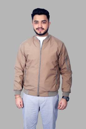 Mia Fashion Men's Summer Jacket Full Sleeves Zipper - UV Protection UPF 50+ jacket Solid Men Wind Cheater