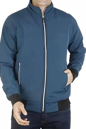 APRILLA WNC_AIRFORCE BLUE_M Solid Men Wind Cheater