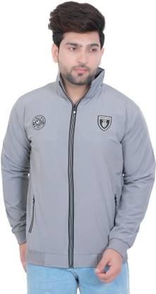 E-MAX Casual Windcheater For Mens Solid Men Wind Cheater