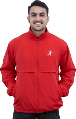 Athflex Men's Regular Fit Full Sleeve Lightweight Windcheater Jacket Solid Men Wind Cheater