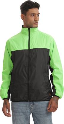 UNSULLY Solid Men Wind Cheater