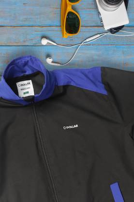 Dollar Lightweight Open Front Solid Men Wind Cheater