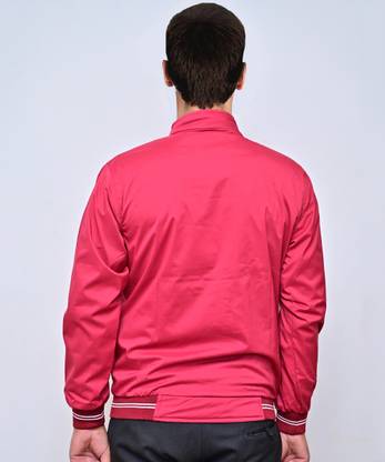 MARK-IV Men Full Sleeve Polycotton Printed Windcheater Jacket-RED Men Wind Cheater