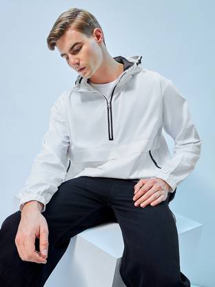 BEWAKOOF Solid Men Wind Cheater