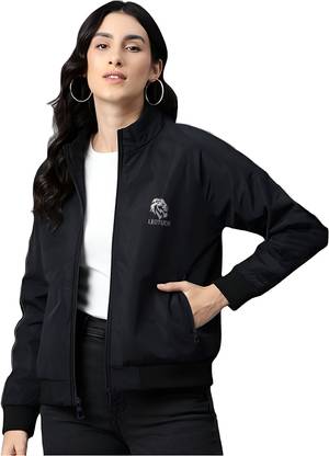 Leotude Solid Women Wind Cheater