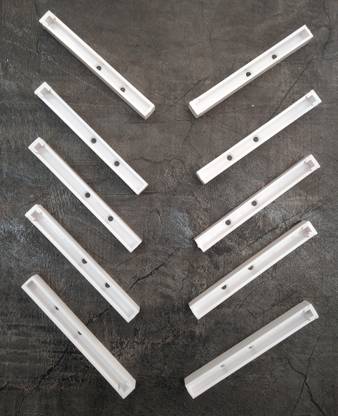 SUNVEL Window Plastic Louver Clips 10 Pcs | Side Mountin Interior Window Shutter