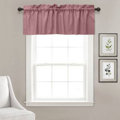 Vargottam Cotton Rose Pink Window Valance