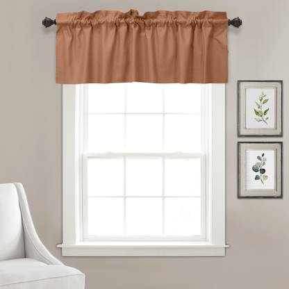 Vargottam Cotton Peach Window Valance