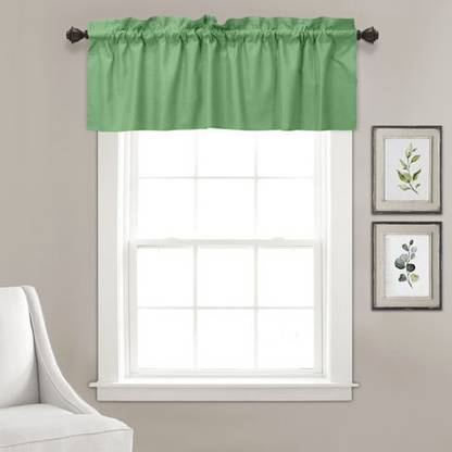 Vargottam Cotton Mint Green Window Valance