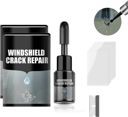 GoCLICK Car Window Repair Tools Windscreen Car Windshield Glass Scratch Repair Kits Windshield Repair Kit
