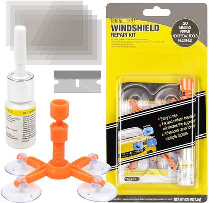 WARRIO Upgraded 2025 Car Glass Repair Kit | Windshield Crack & Chip Fix Windshield Repair Kit