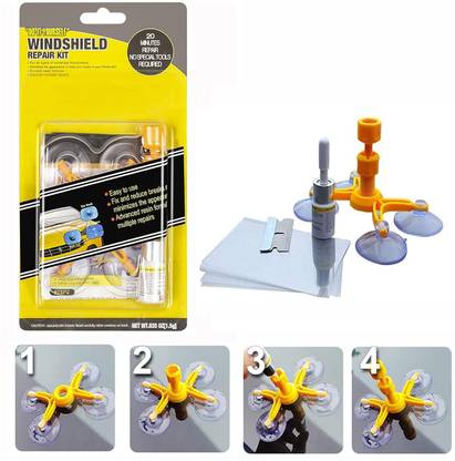 Clefairy Glass Crack Repair Set, Windshield Repair Kit, Windshield Crack Repair Kit Windshield Repair Kit