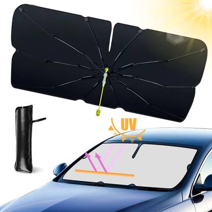 maycreate Car Windshield Sun Shade Umbrella Windshield Repair Kit