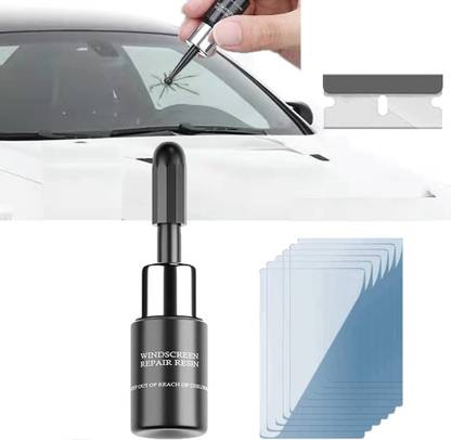 WindGlas Windshield Repair Kit for Glass Crack, Upgraded Glass Repair Kit, Quick and Easy Windshield Repair Kit