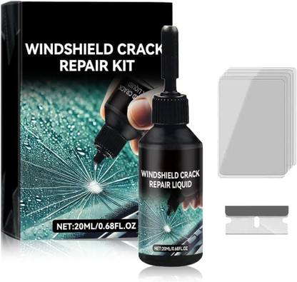 CrystalVue Windshield Repair Kit for Chips and Cracks for Car Windshield Repair Kit