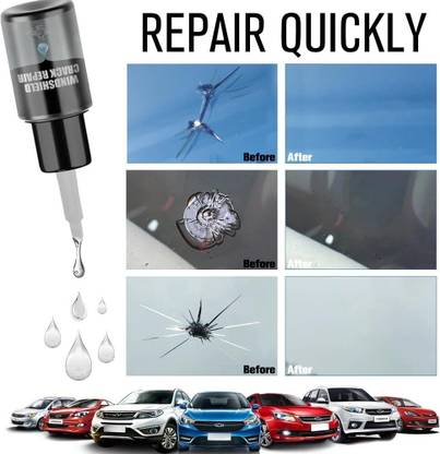KIRJA Windshield Repair Kit, Windshield Crack Scratch Resin Repair Tool, Windshield Repair Kit