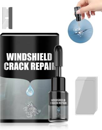 STARSHOPY Windshield Repair Kit for Chips,Cracks, Cobwebs, Star-Shaped Windshield Repair Kit